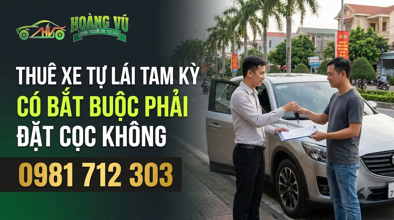 Thuê Xe Tự Lái Tam Kỳ Có Bắt Buộc Phải Đặt Cọc Không - Cẩm nang thuê xe Hoàng Vũ